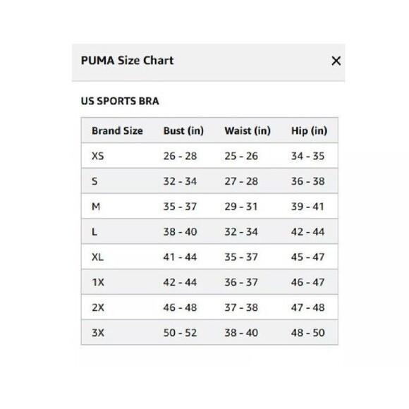 PUMA Sports Bra Women's Size M Black Seamless Padded Stretch Adjustable - Picture 3 of 11